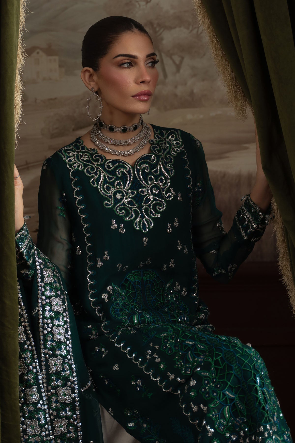 Nureh Nel-77 Elanora Luxury Chiffon 25