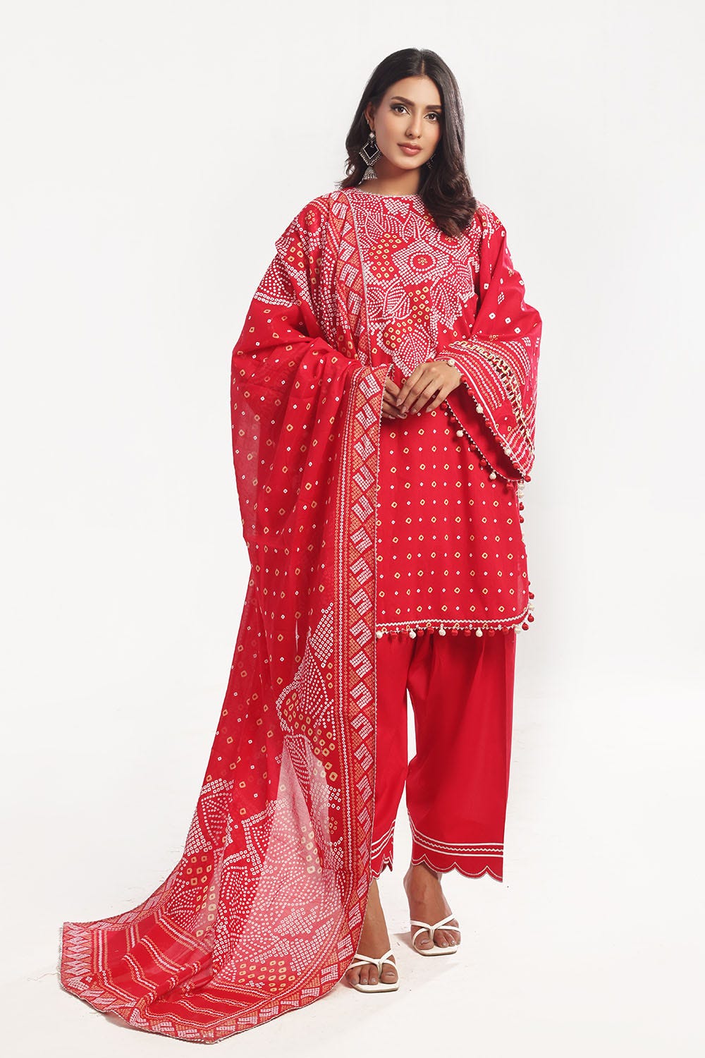 Gulahmed CL-52176 A 3 Piece Unstitched Printed Lawn Suit