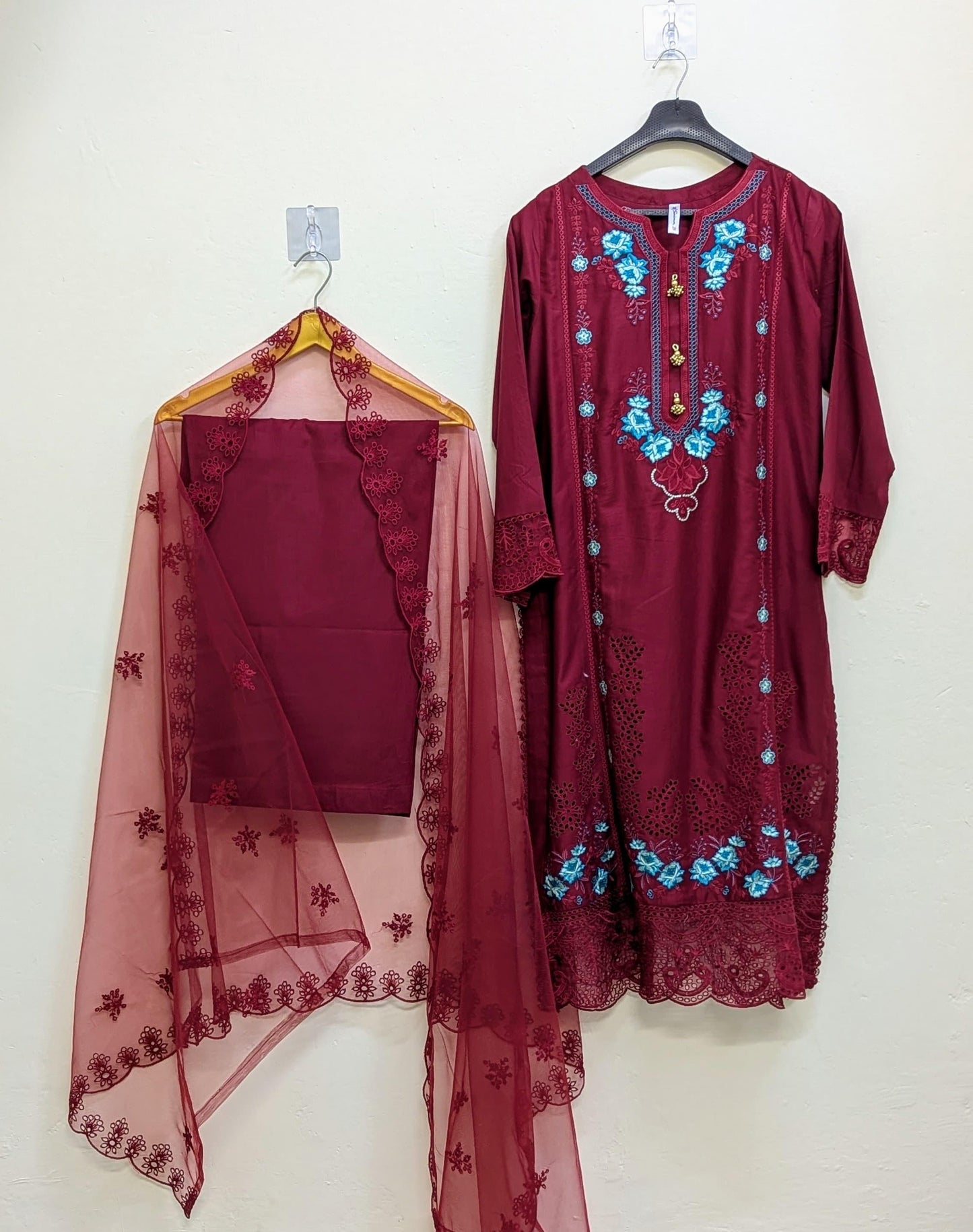 Amna Khurram Saima-Aug13 Red Ready to wear