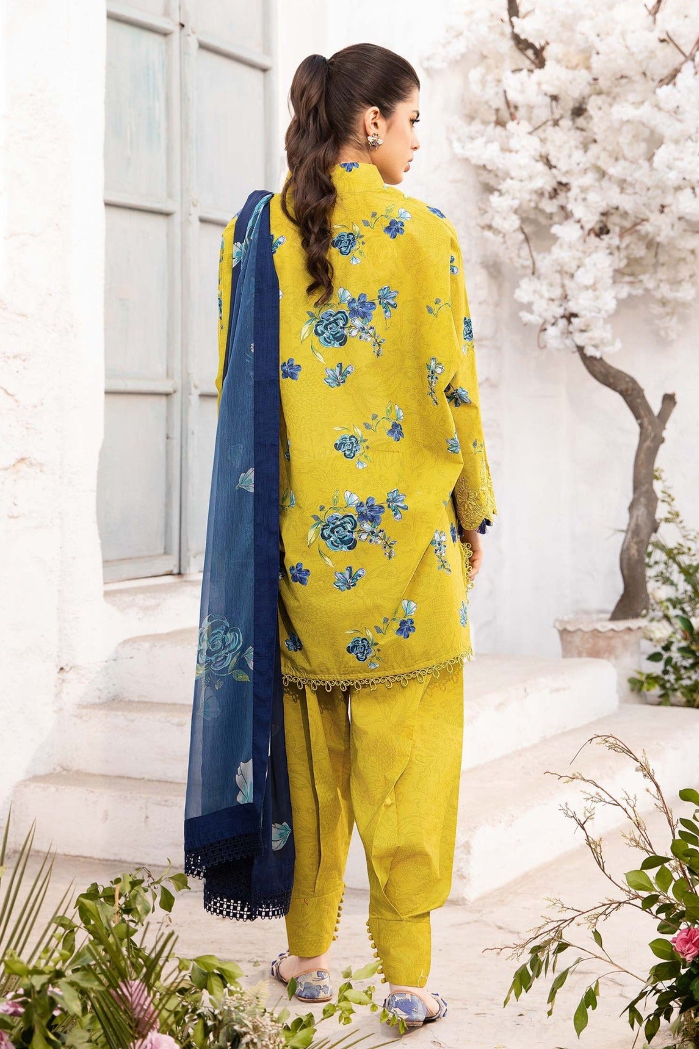 M.Basics By Maria B 02-A Lawn Vol-01 Collection