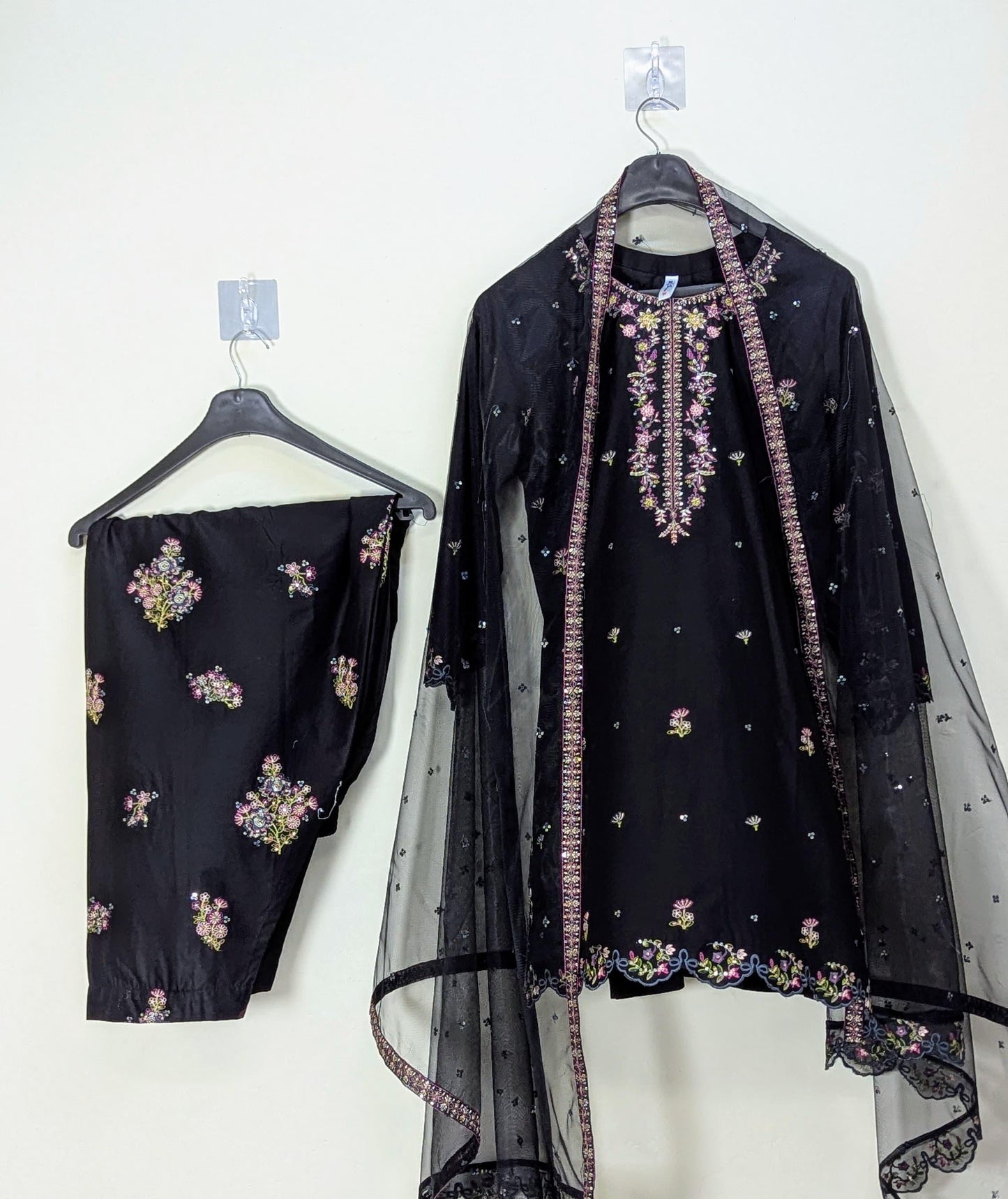 Amna Khurram Saima-Aug3 Black Ready to wear