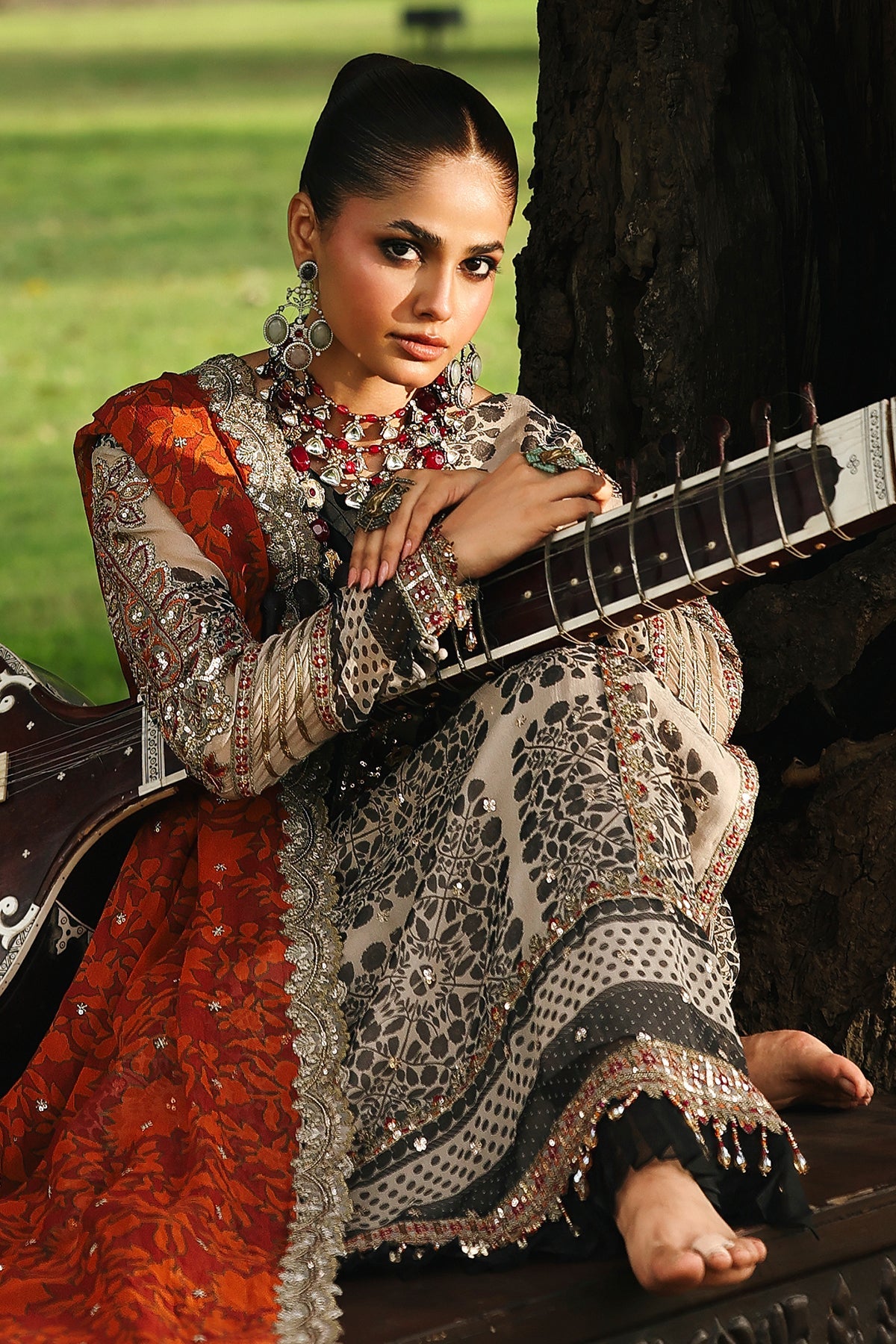 Charizma VSL25-30 3-pc Unstitched Chiffon Collection