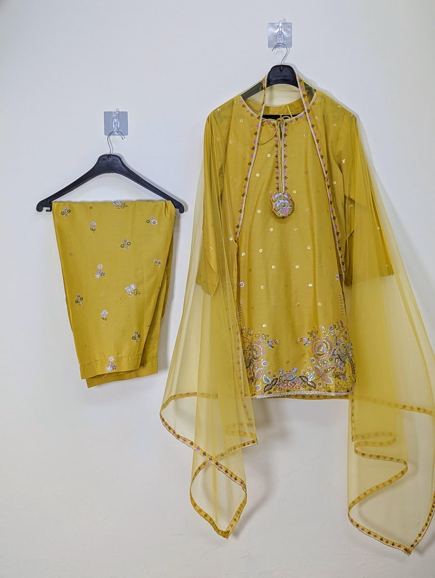 Amna Khurram Saima-Aug04 Yellow Ready to wear