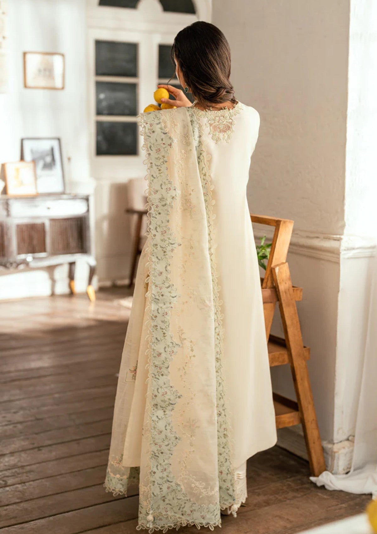Qalamkar SB#10 Nadia Lawn Luxury Eid Edit 25