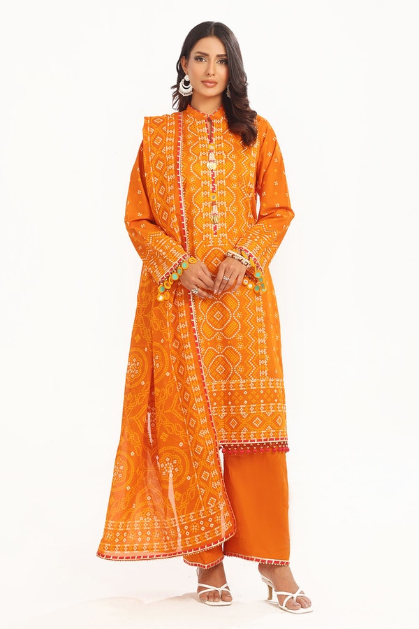 Gulahmed CL-52399 A 3 Piece Unstitched Printed Lawn Suit