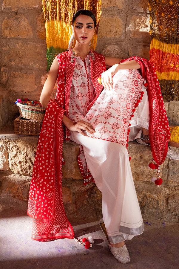 Gulahmed CL-42316 A 3 Piece Unstitched Printed Lawn Suit