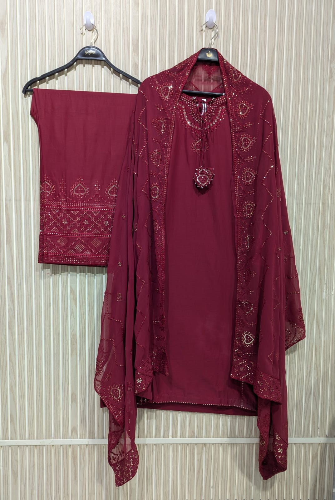 Amna Khurram Saima-Aug05 Red Ready to wear