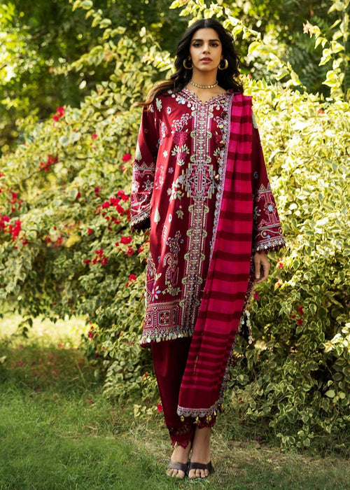 Sadaf Fawad Khan D05-B WISTERIA Siraa Embroidered Lawn Unstitched 3Pc Suit