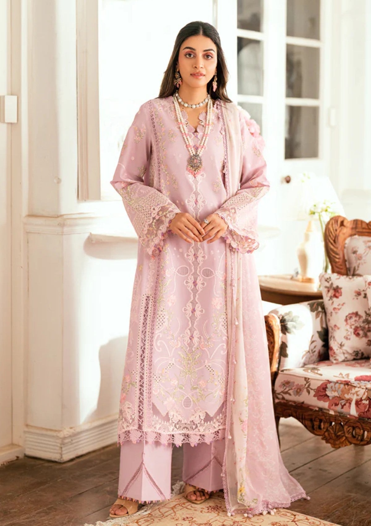 Qalamkar SB#06 Komal Lawn Luxury Eid Edit 25