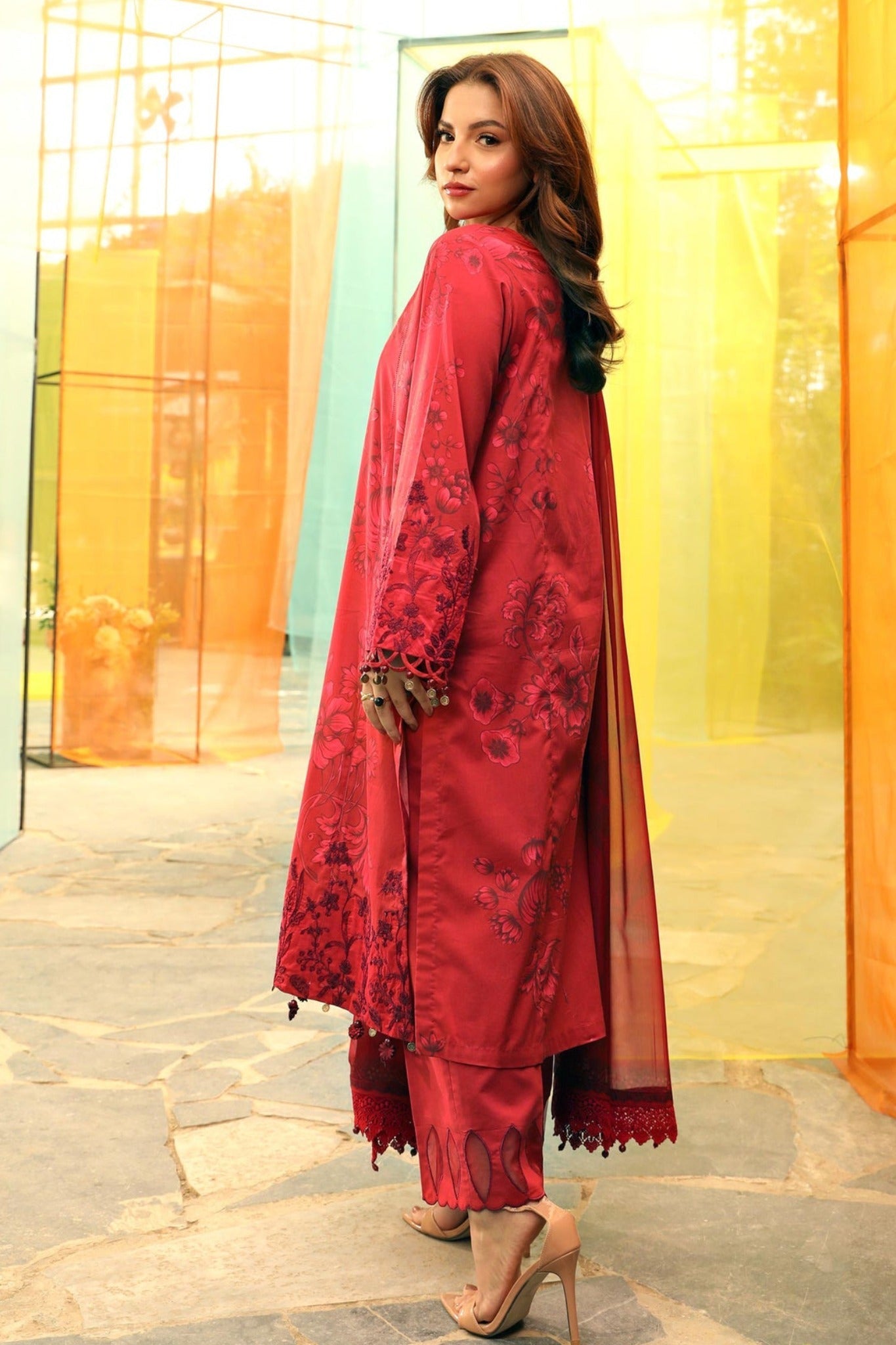 M.Basics By Maria B 06-A Lawn Vol-01 Collection
