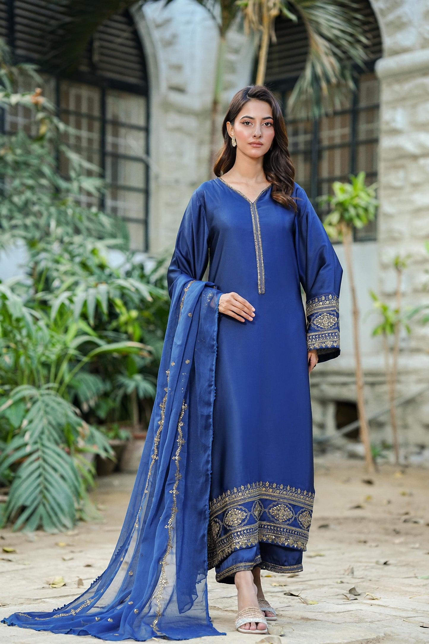Amna Khurram D-12 Ready to wear Silk Collection
