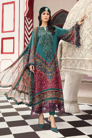 Maria b Mprint MPT-2710-B Unstitched Fall Edit 25'