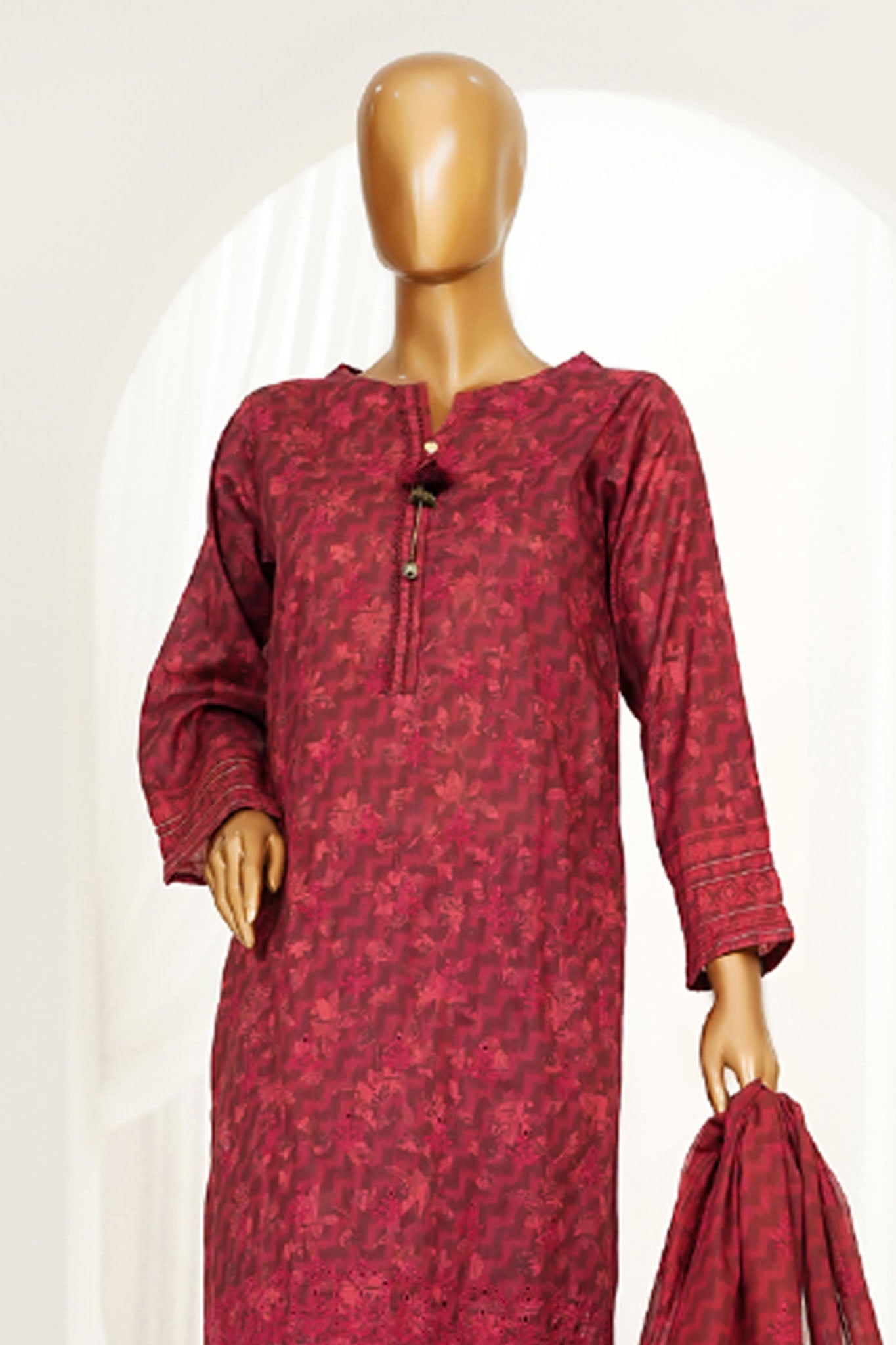 Printkari By HZ LPK-3P-503 Stitched 3 Piece Chikankari Vol-04 Collection'2025