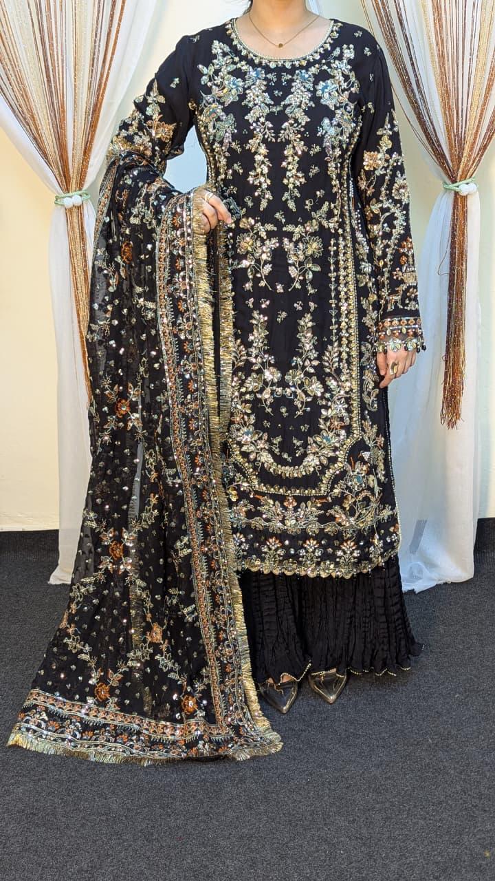Sajni D-11 Black Festive Ready To Wear