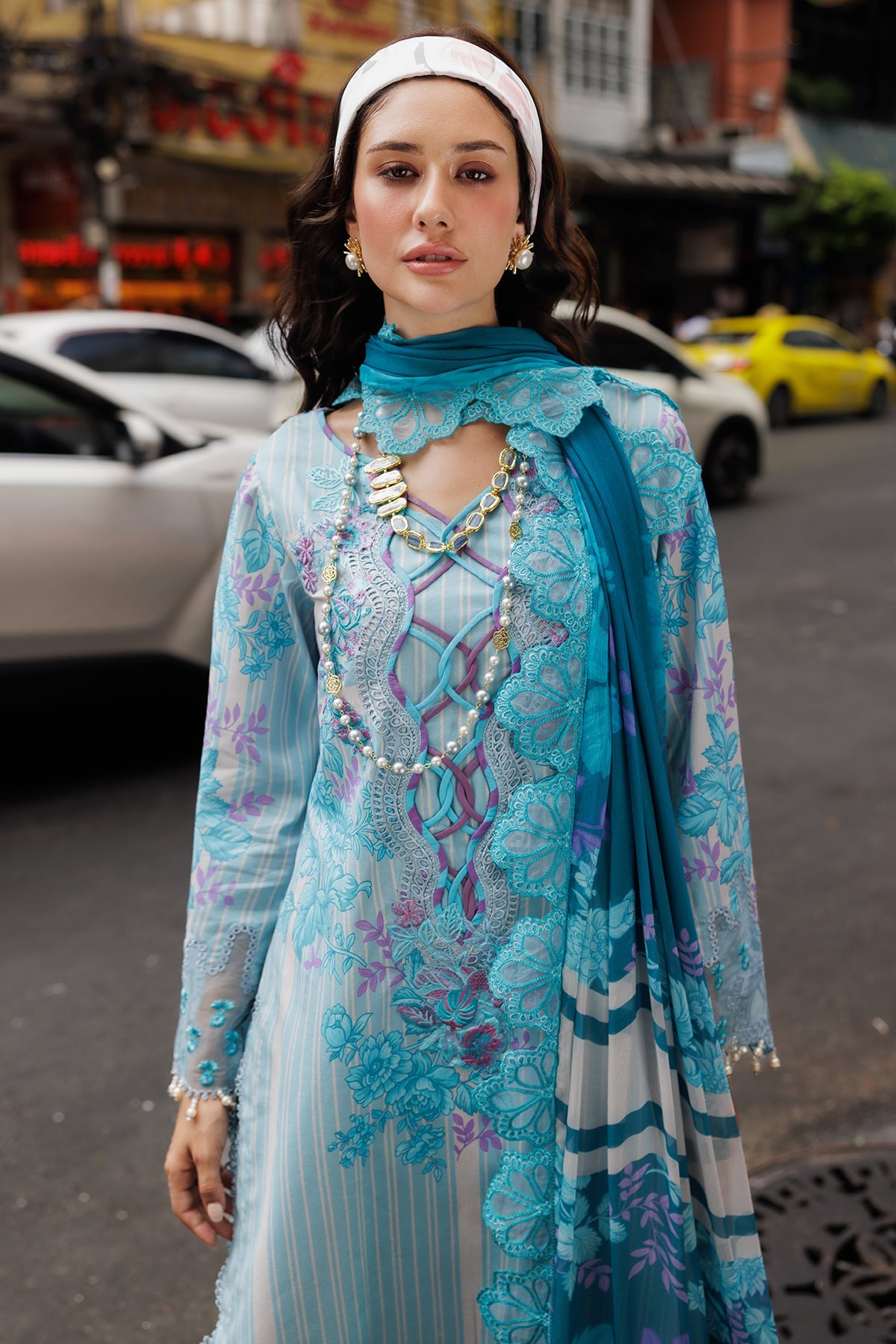 Charizma CRB5-14 Rang e Bahar Vol 2 3-PC Unstitched Embroidered Lawn Collection