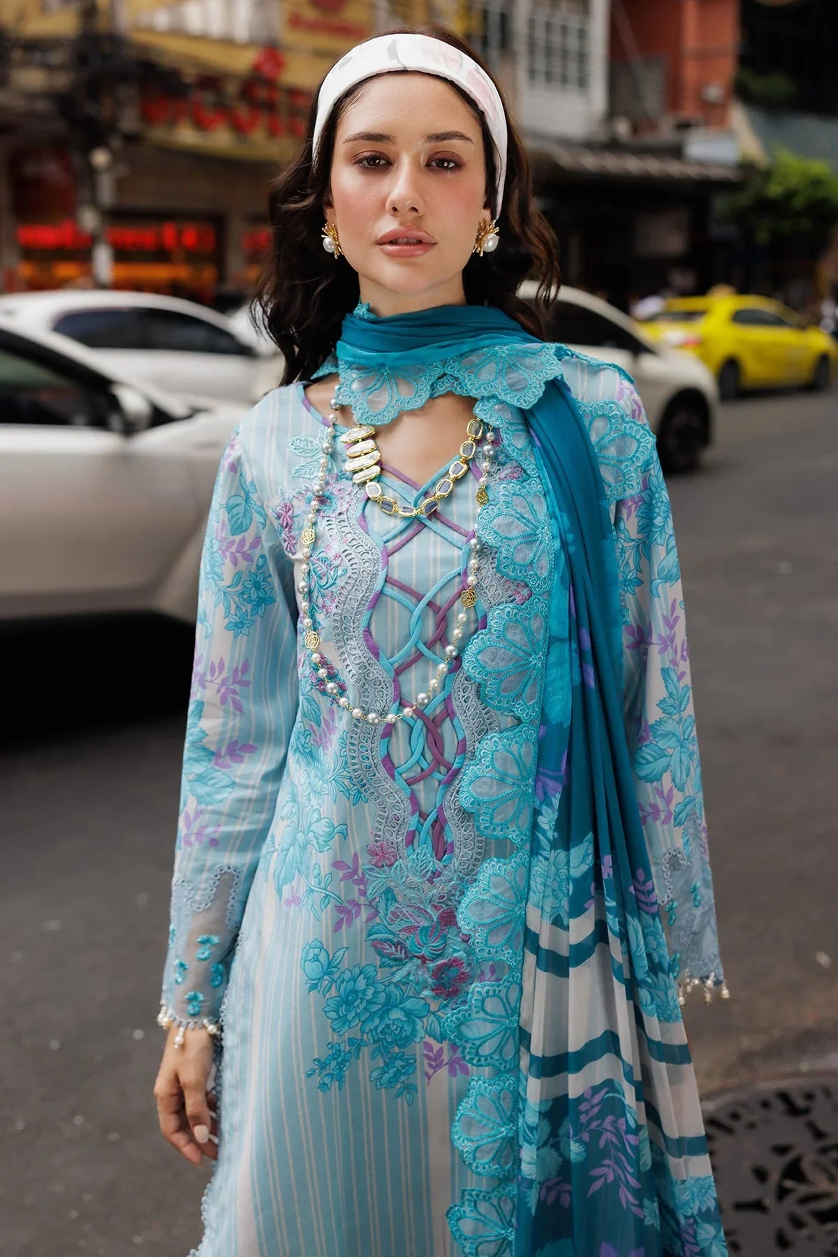 Charizma CRB5-14 Rang e Bahar Vol 2 3-PC Unstitched Embroidered Lawn Collection