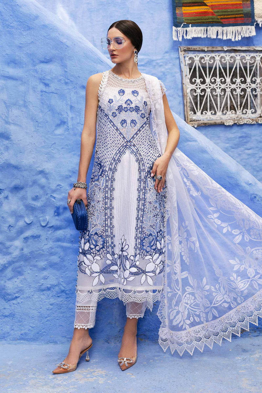 Maria B D-10A Voyage A Luxe Luxury Lawn 25