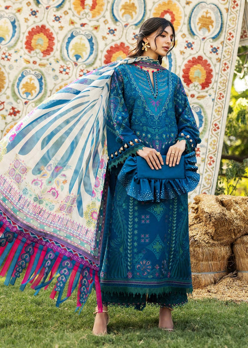Sadaf Fawad Khan D06-A LIANA Siraa Embroidered Lawn Unstitched 3Pc Suit