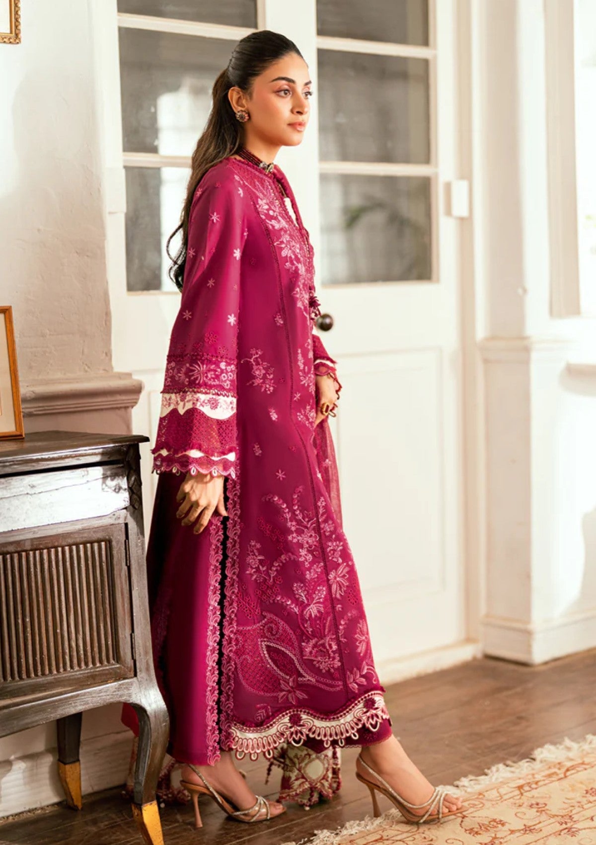 Qalamkar SB#02 Sameen Lawn Luxury Eid Edit 25