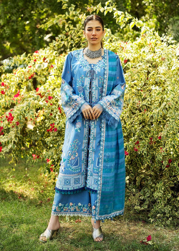 Sadaf Fawad Khan D05-A WISTERIA Siraa Embroidered Lawn Unstitched 3Pc Suit