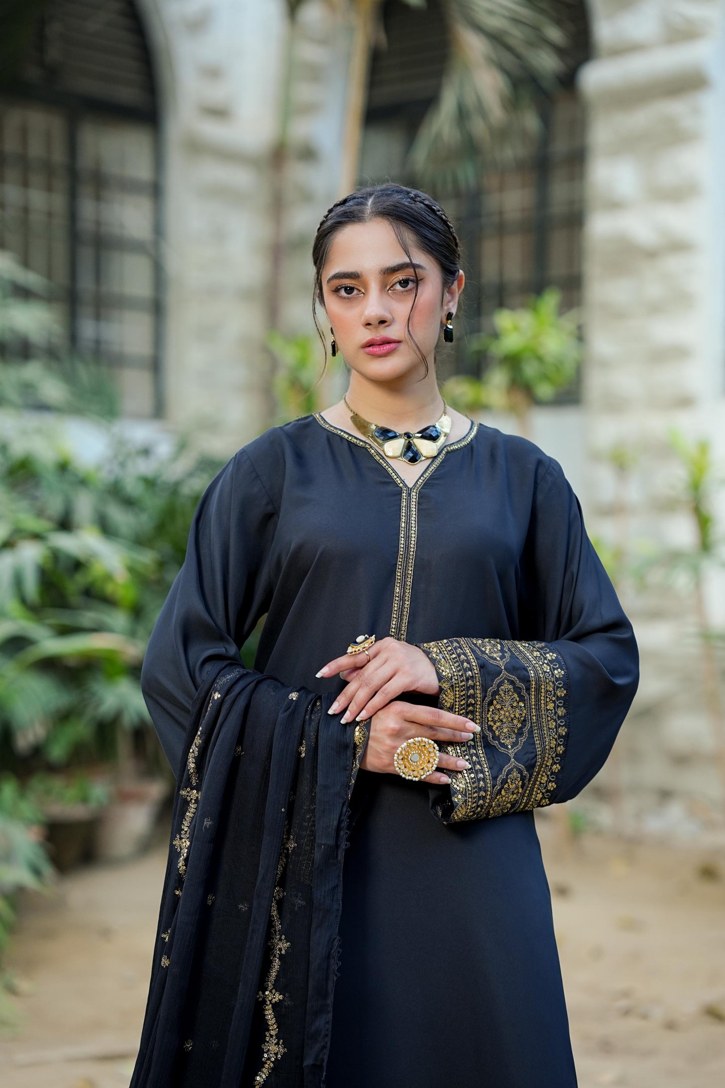 Amna Khurram D-13 Ready to wear Silk Collection