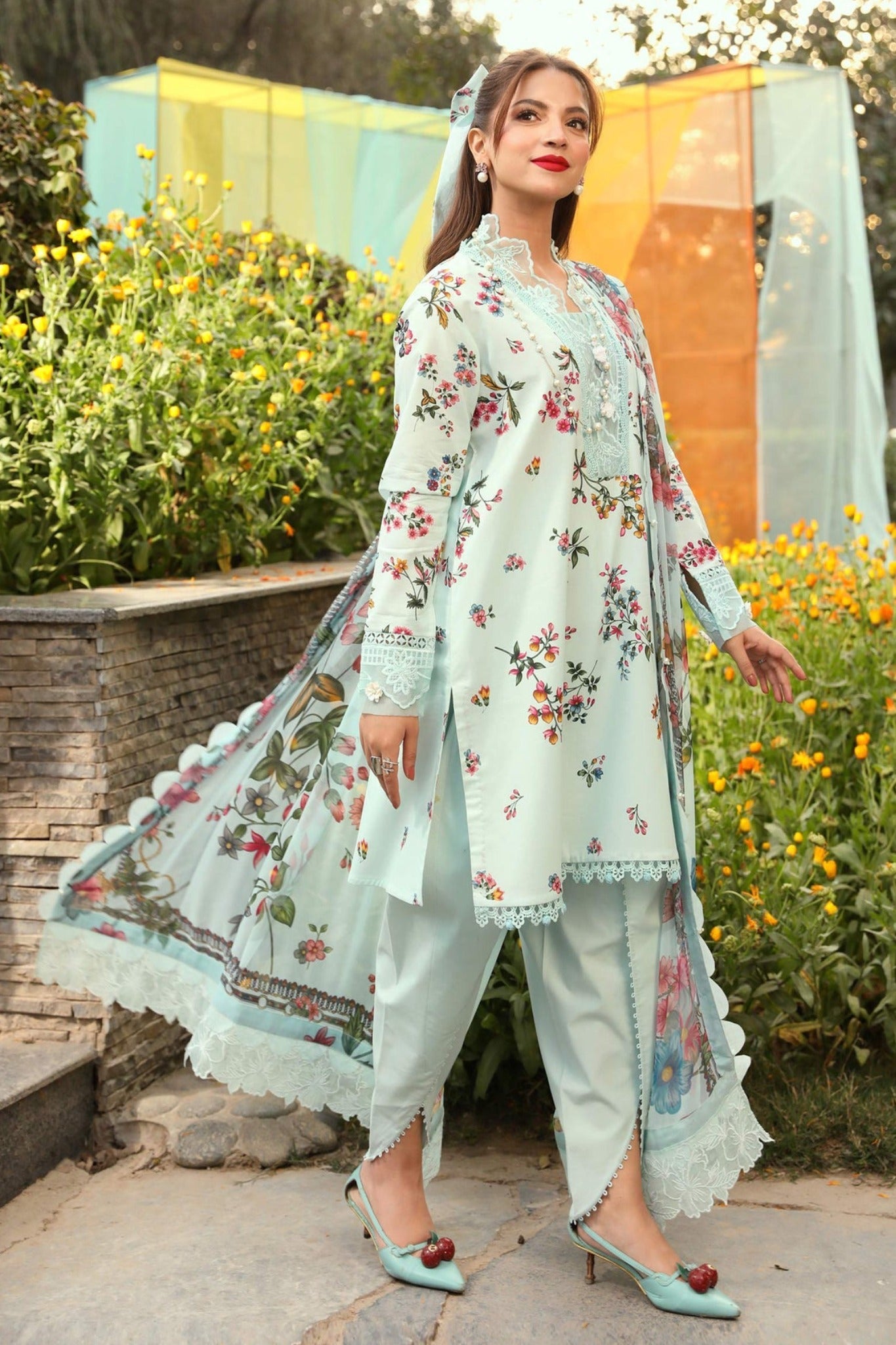 M.Basics By Maria B 09-B Lawn Vol-01 Collection