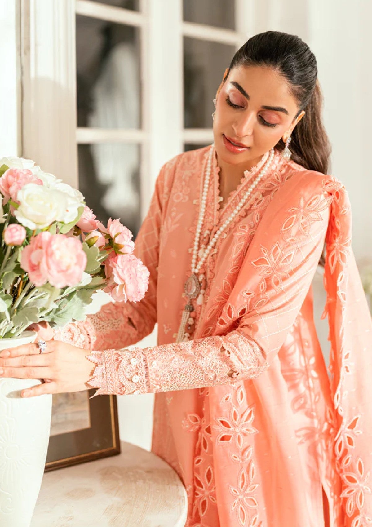 Qalamkar SB#12 Jafa Lawn Luxury Eid Edit 25