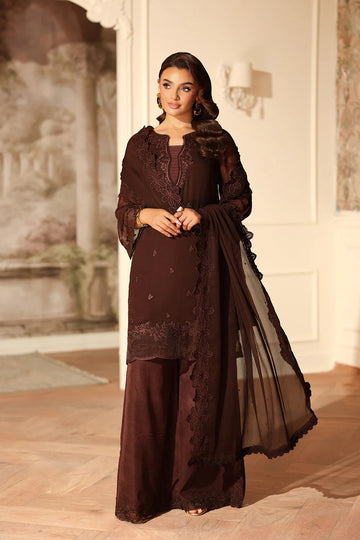 Azure Cocoa Drape Ensembles unstitched Festive 25'
