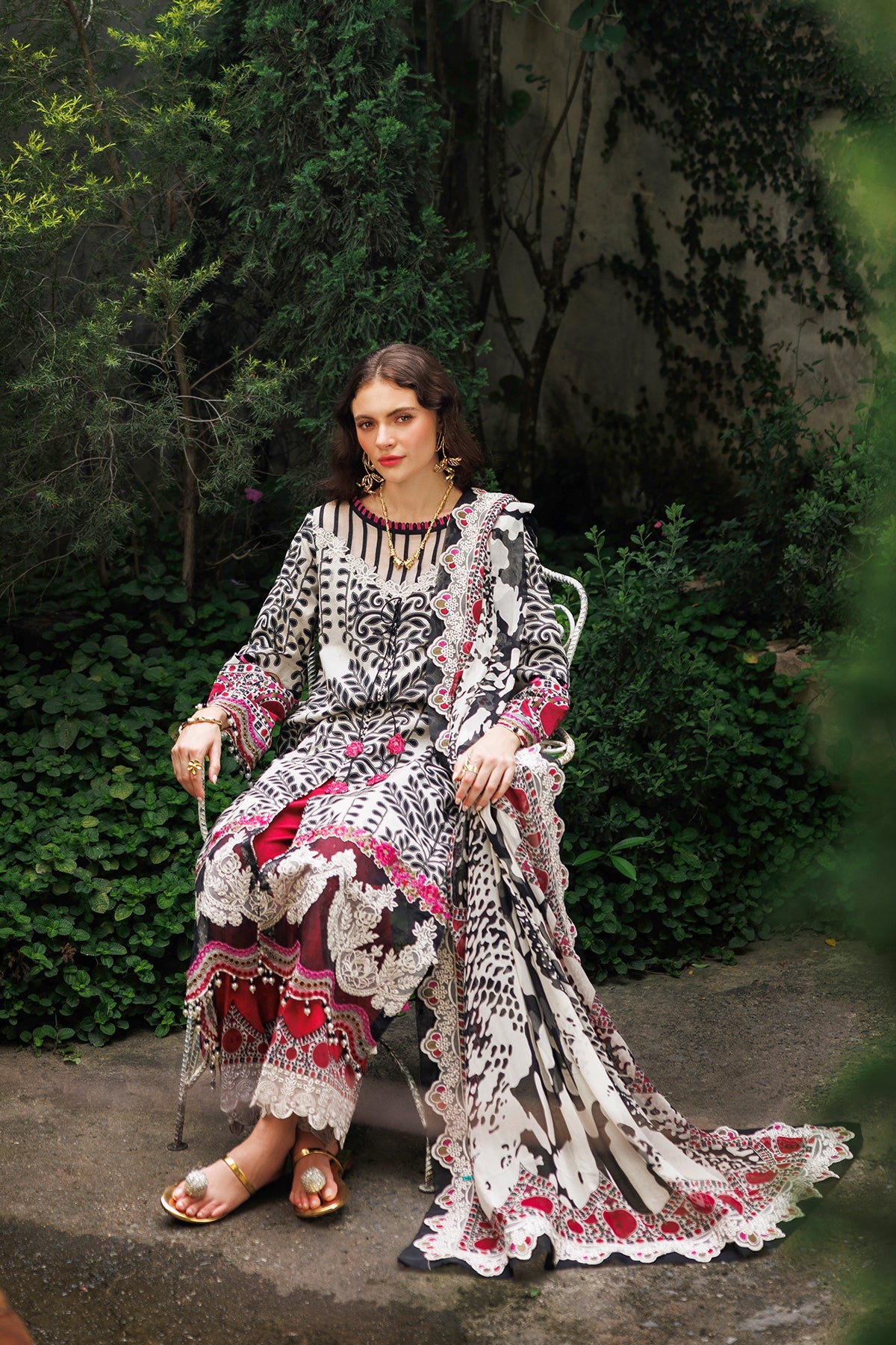 Charizma CRB5-11 Rang e Bahar Vol 2 3-PC Unstitched Embroidered Lawn Collection