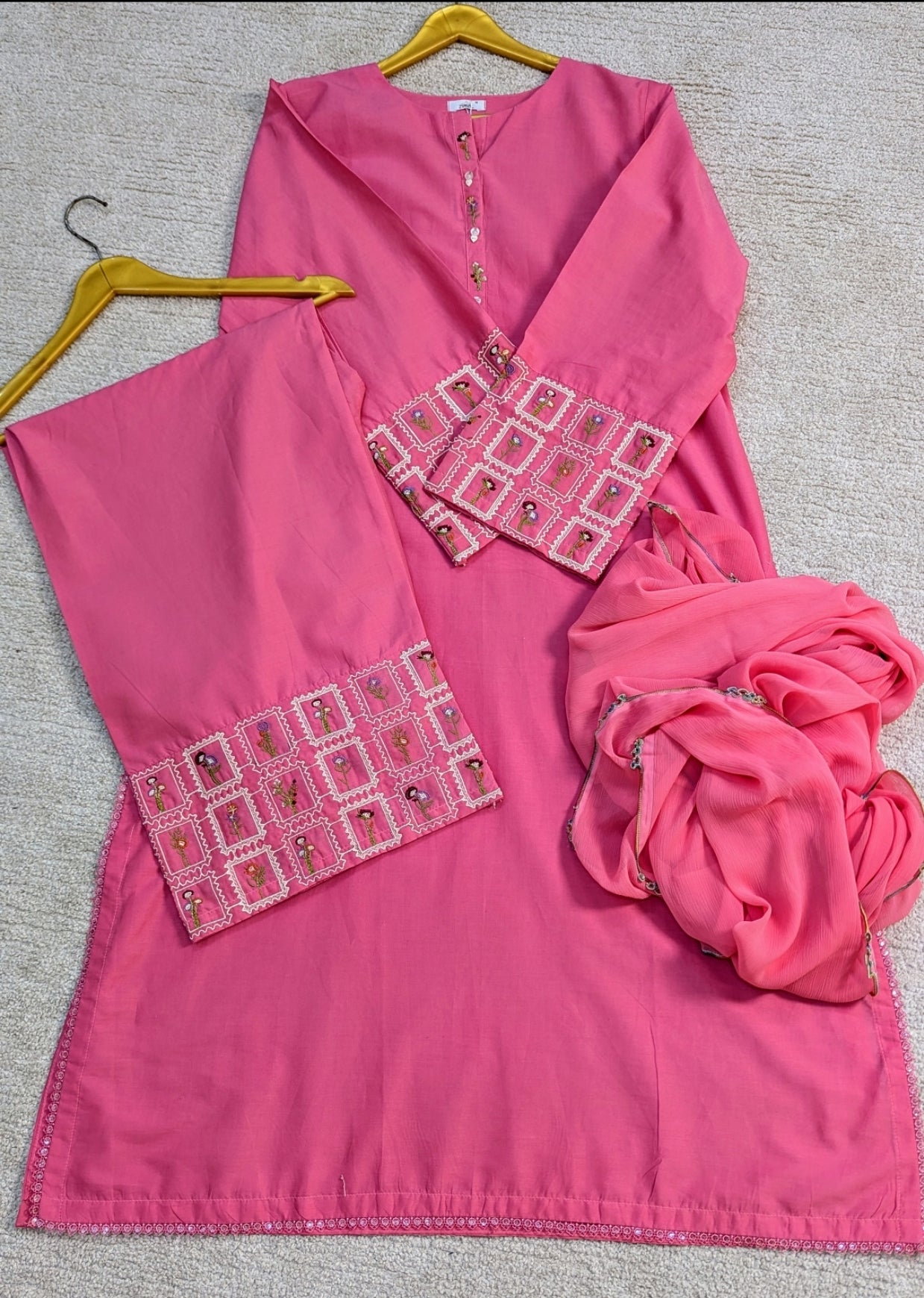 Amna Khurram Zimal-Aug10 Pink Ready to wear