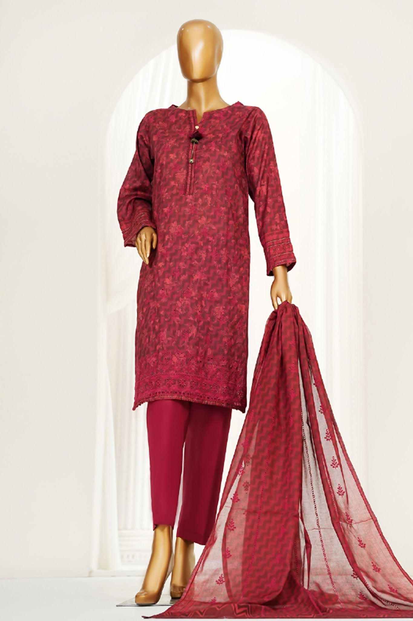 Printkari By HZ LPK-3P-503 Stitched 3 Piece Chikankari Vol-04 Collection'2025
