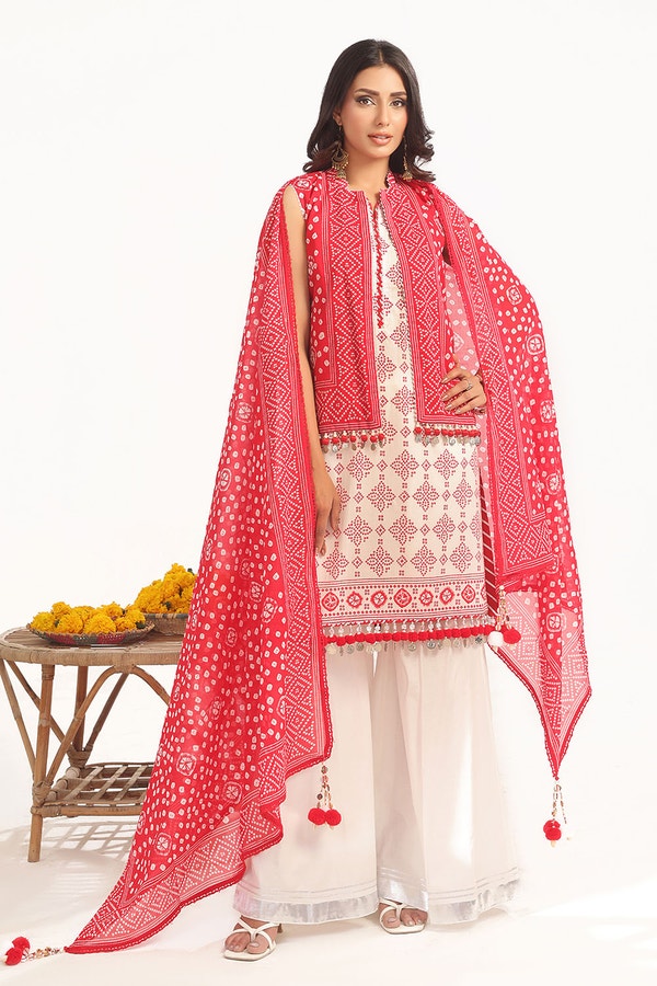 Gulahmed CL-42316 A 3 Piece Unstitched Printed Lawn Suit