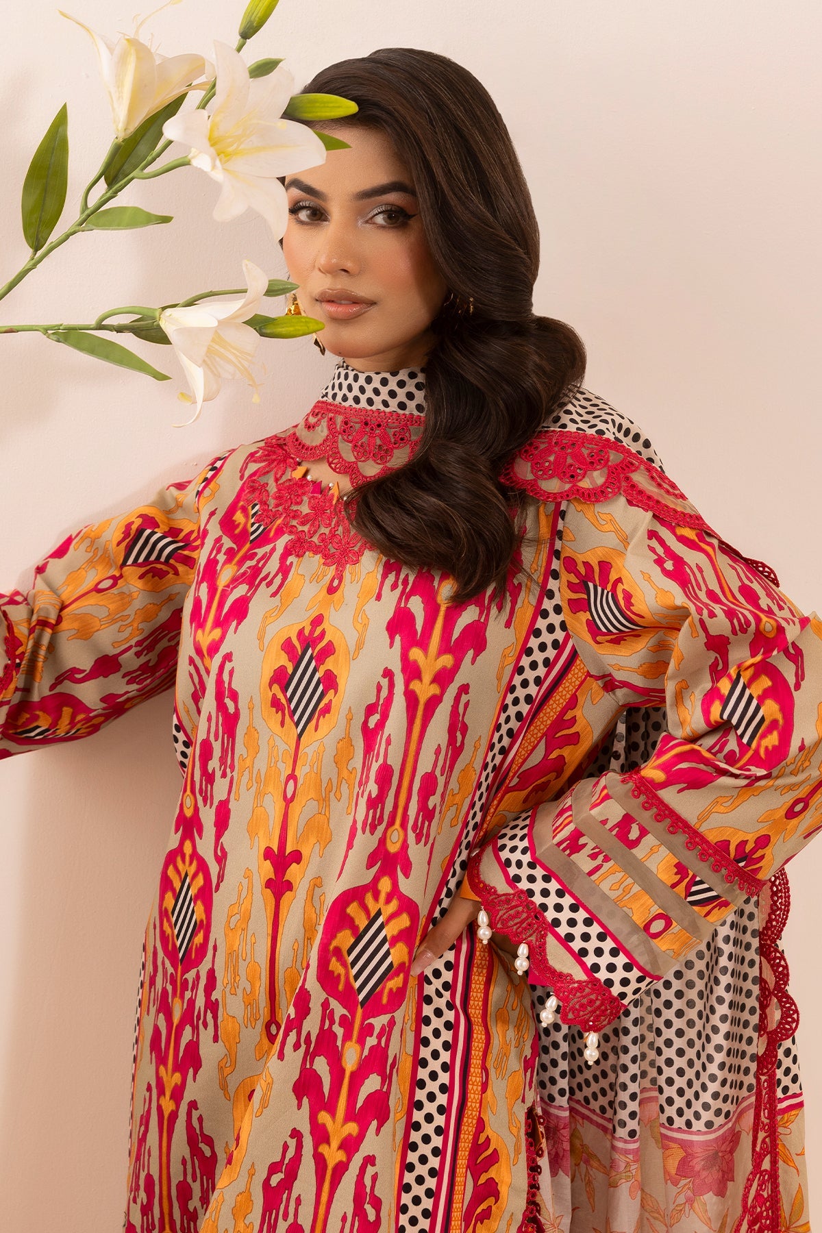 Charizma CRN5-15 3-PC Unstitched Embroidered Lawn Collection