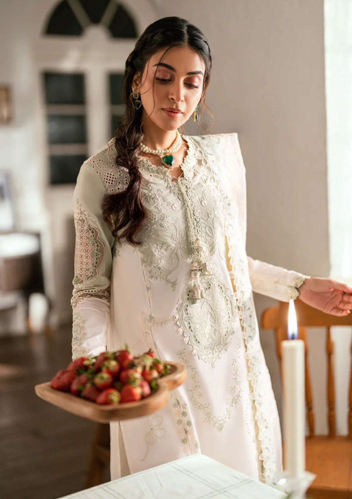 Qalamkar SB#10 Nadia Lawn Luxury Eid Edit 25