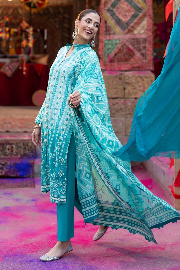Gulahmed CL-42328 A 3 Piece Unstitched Printed Lawn Suit