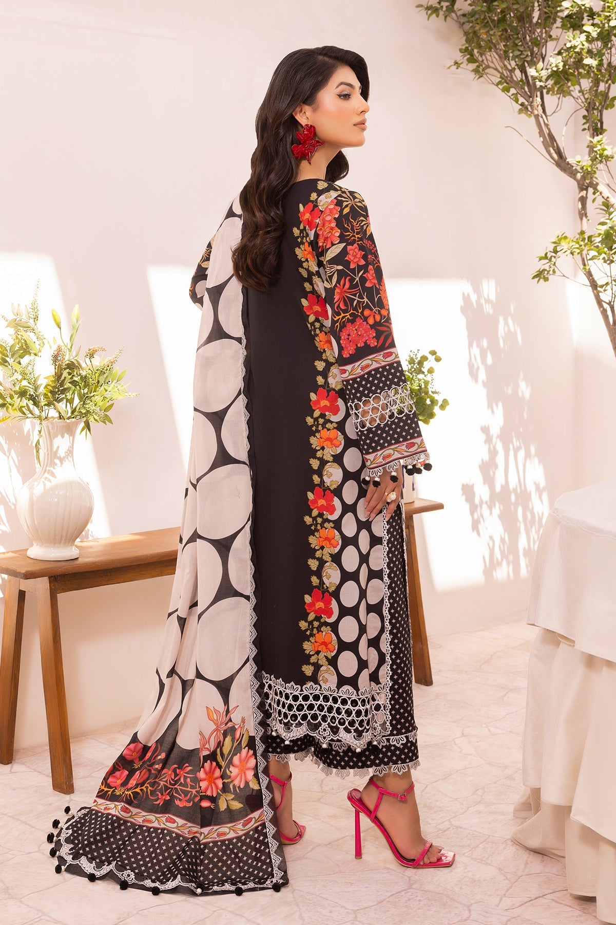 Charizma CRN5-13 3-PC Unstitched Embroidered Lawn Collection