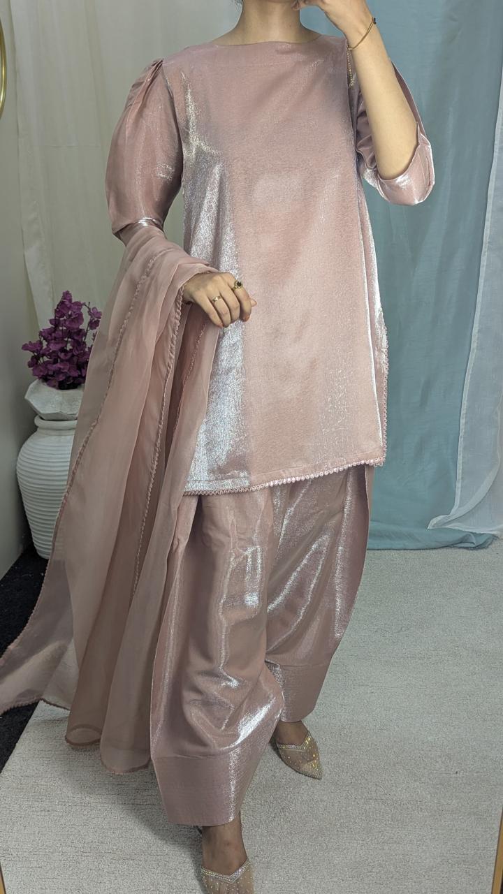 Amna Khurram Zimal-Aug14 Peach Ready to wear