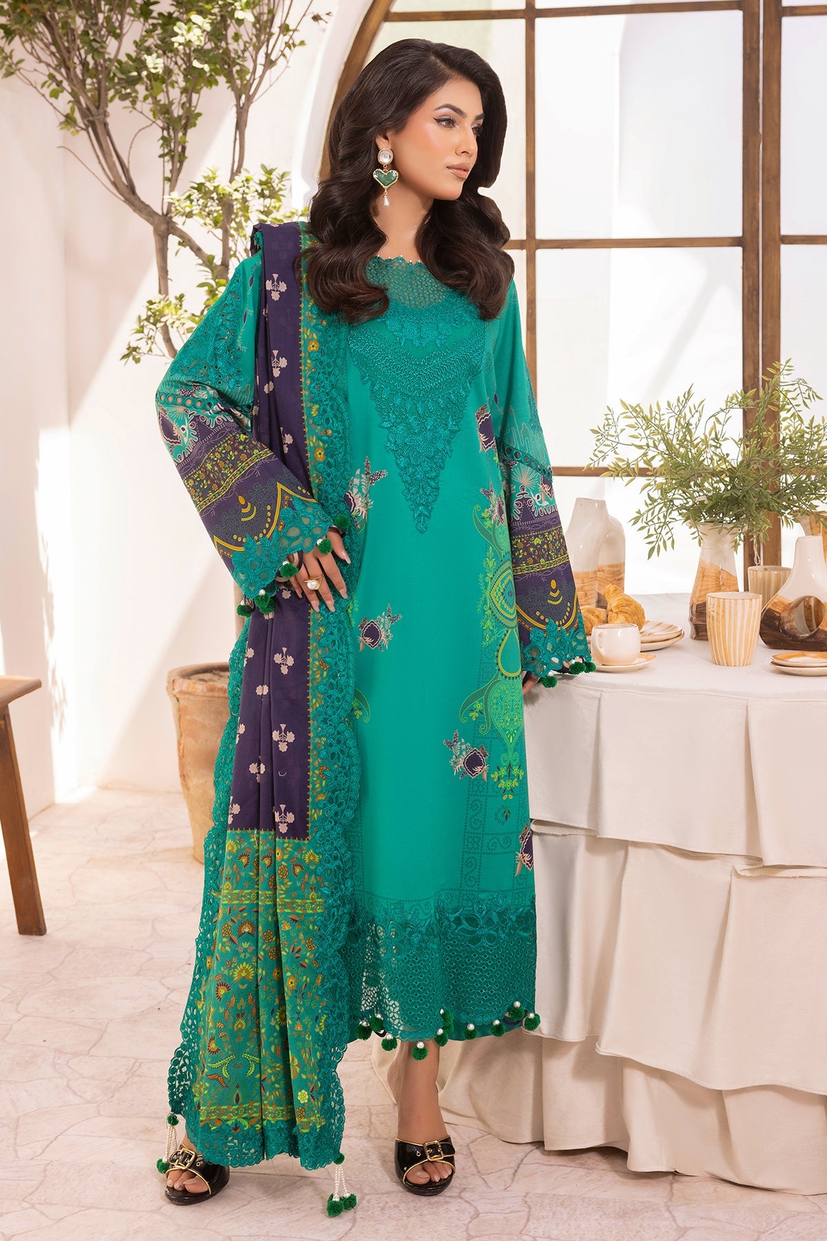 Charizma CRN5-10 3-PC Unstitched Embroidered Lawn Collection