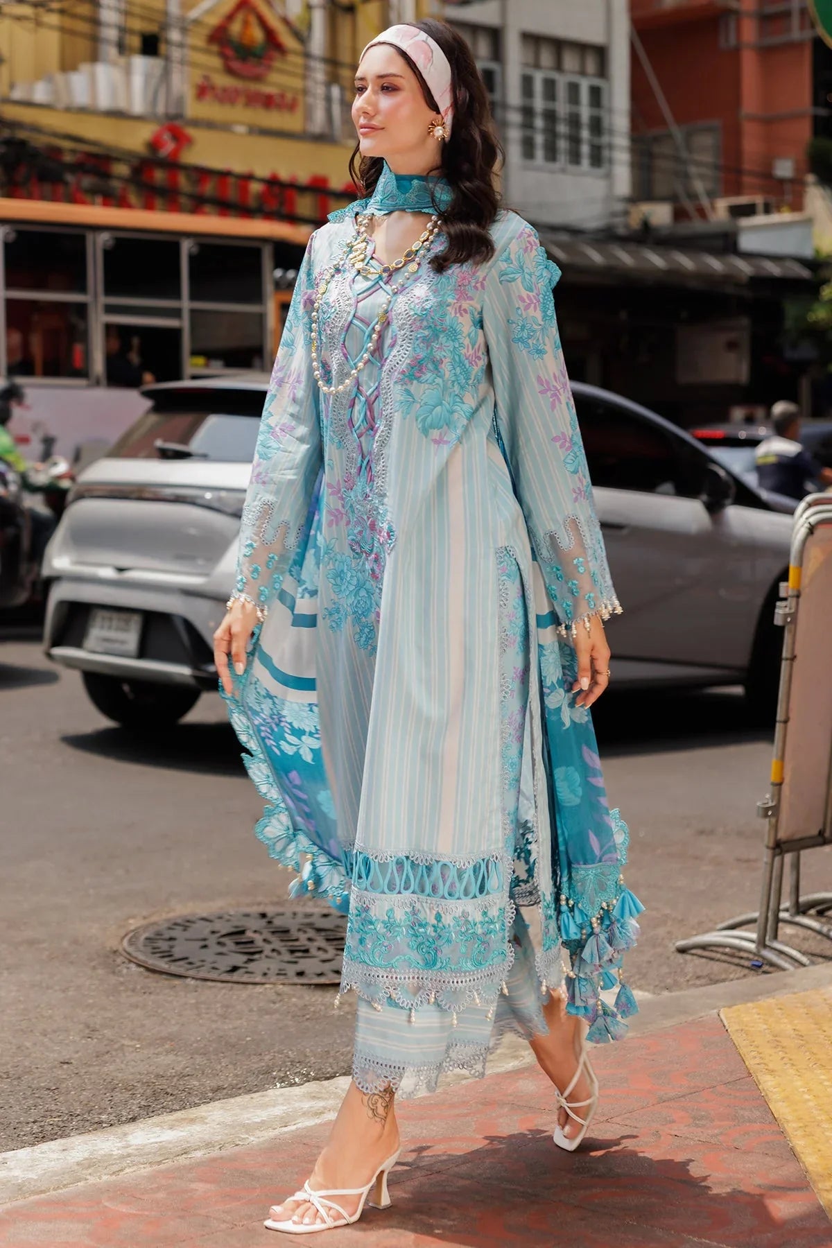 Charizma CRB5-14 Rang e Bahar Vol 2 3-PC Unstitched Embroidered Lawn Collection