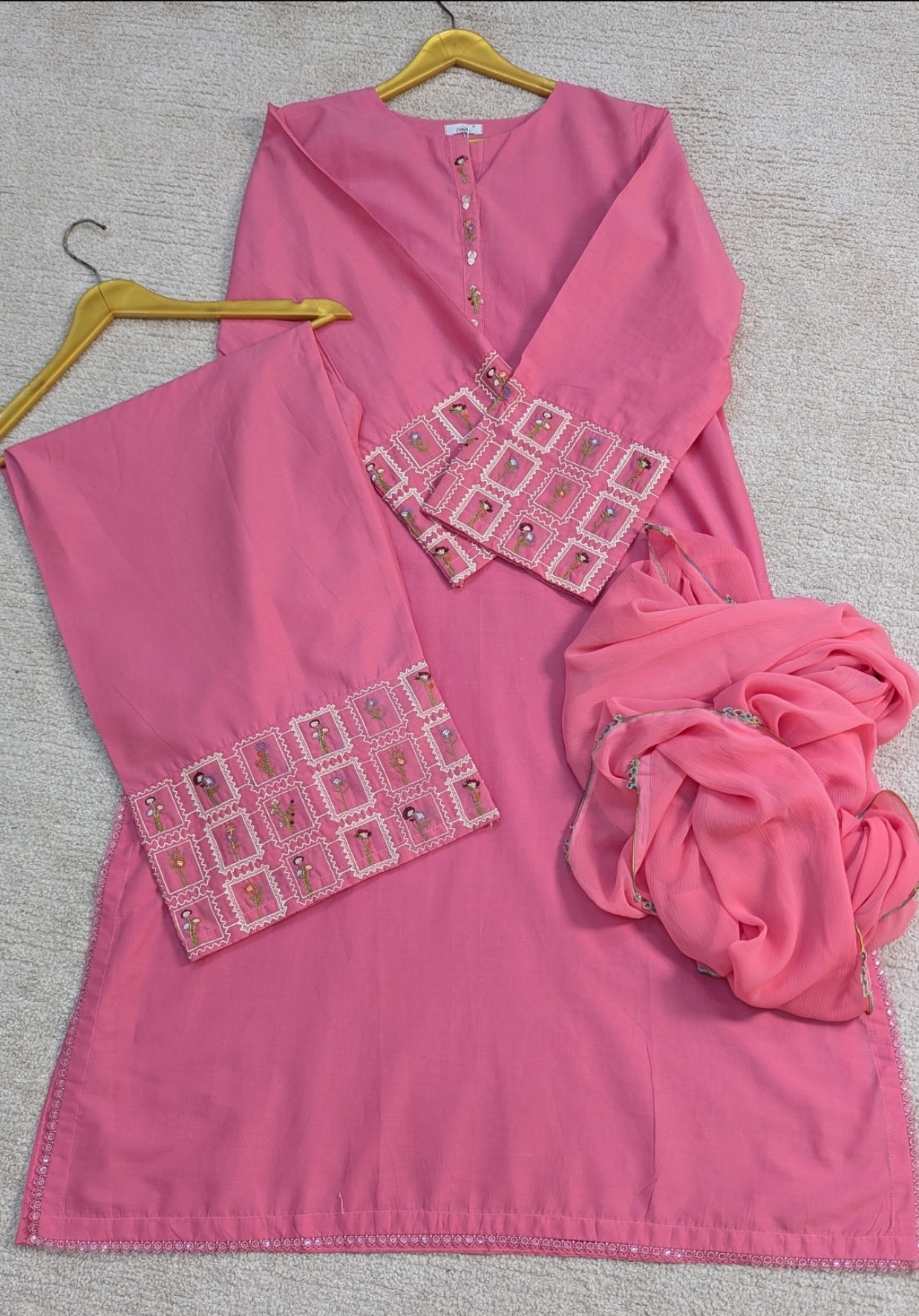 Amna Khurram Zimal-Aug10 Pink Ready to wear