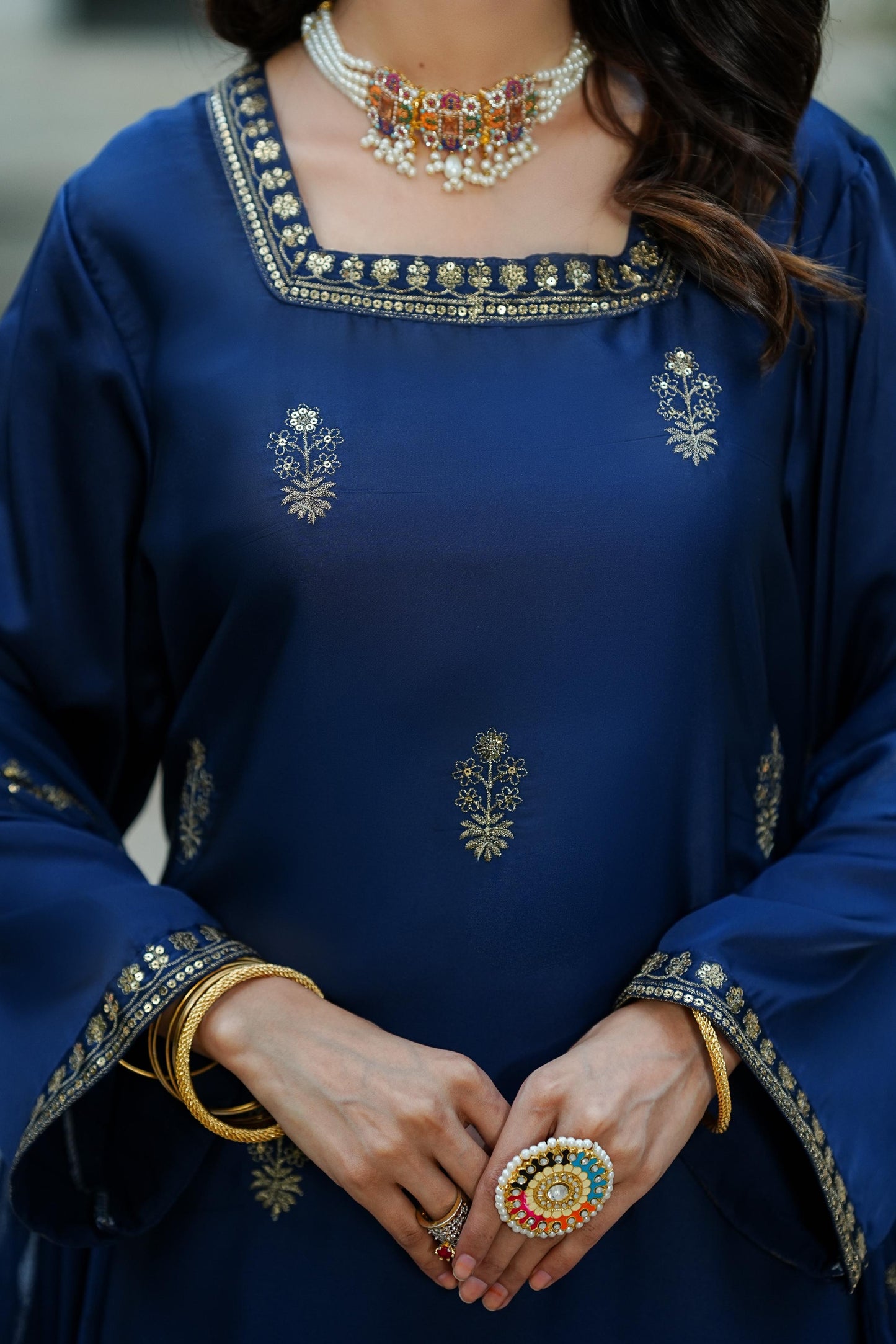 Amna Khurram D-08 Ready to wear Silk Collection