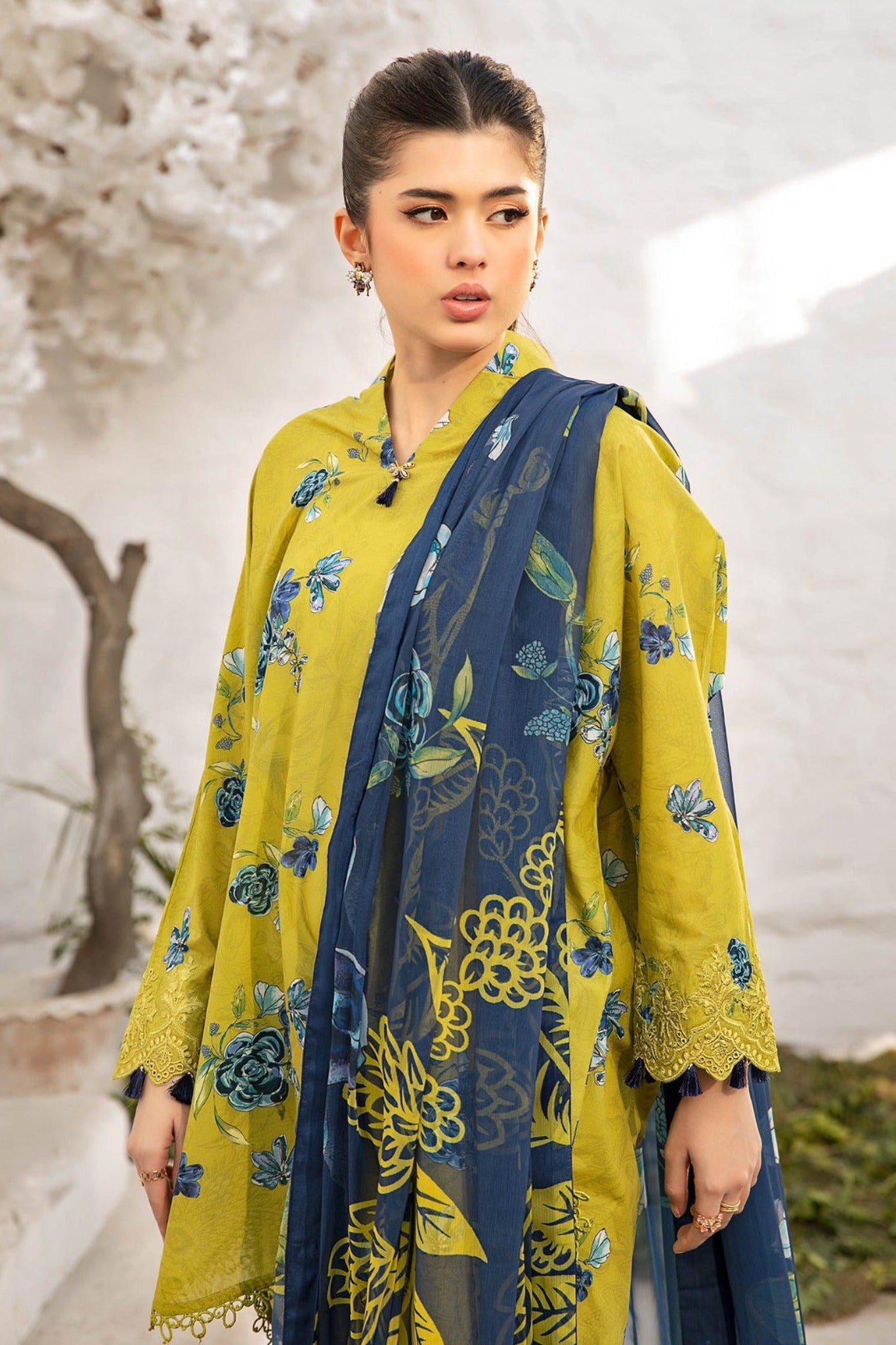 M.Basics By Maria B 02-A Lawn Vol-01 Collection