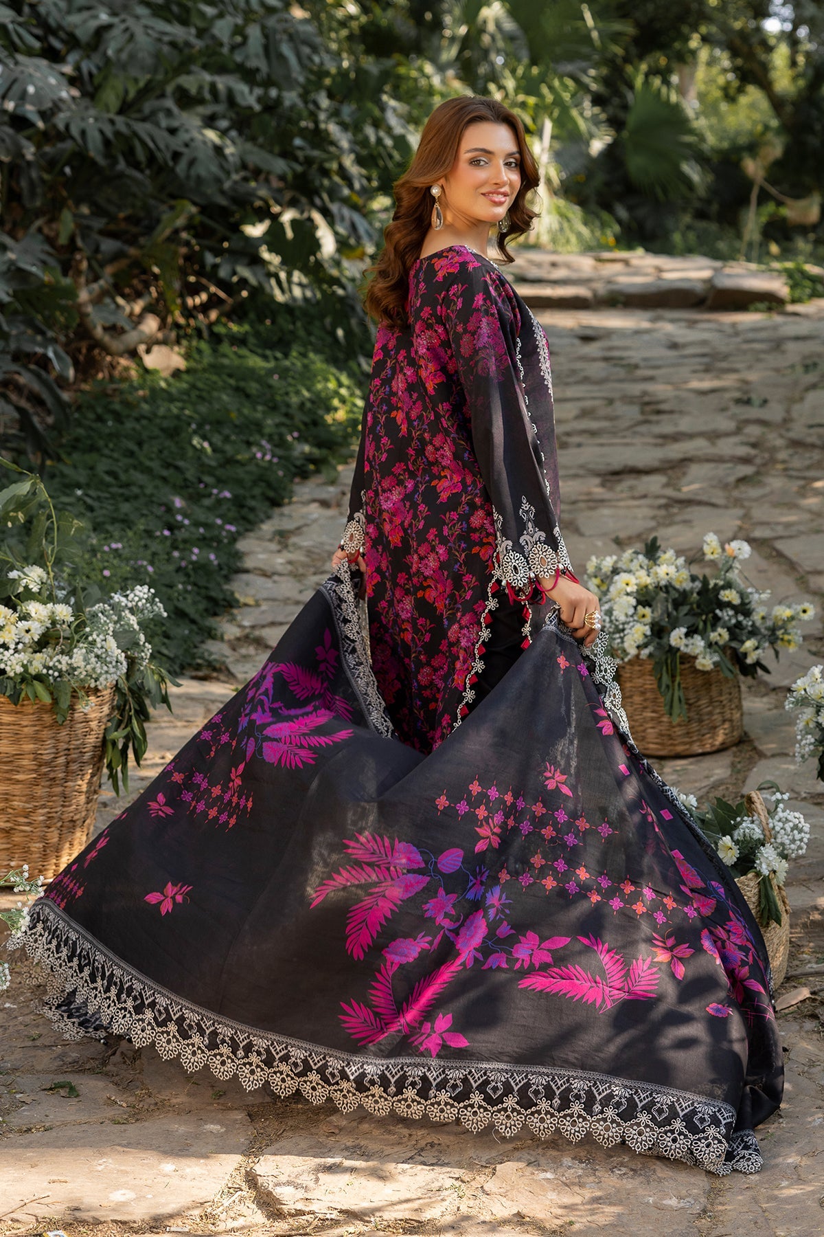 Charizma CRN5-08 3-PC Unstitched Embroidered Lawn Collection