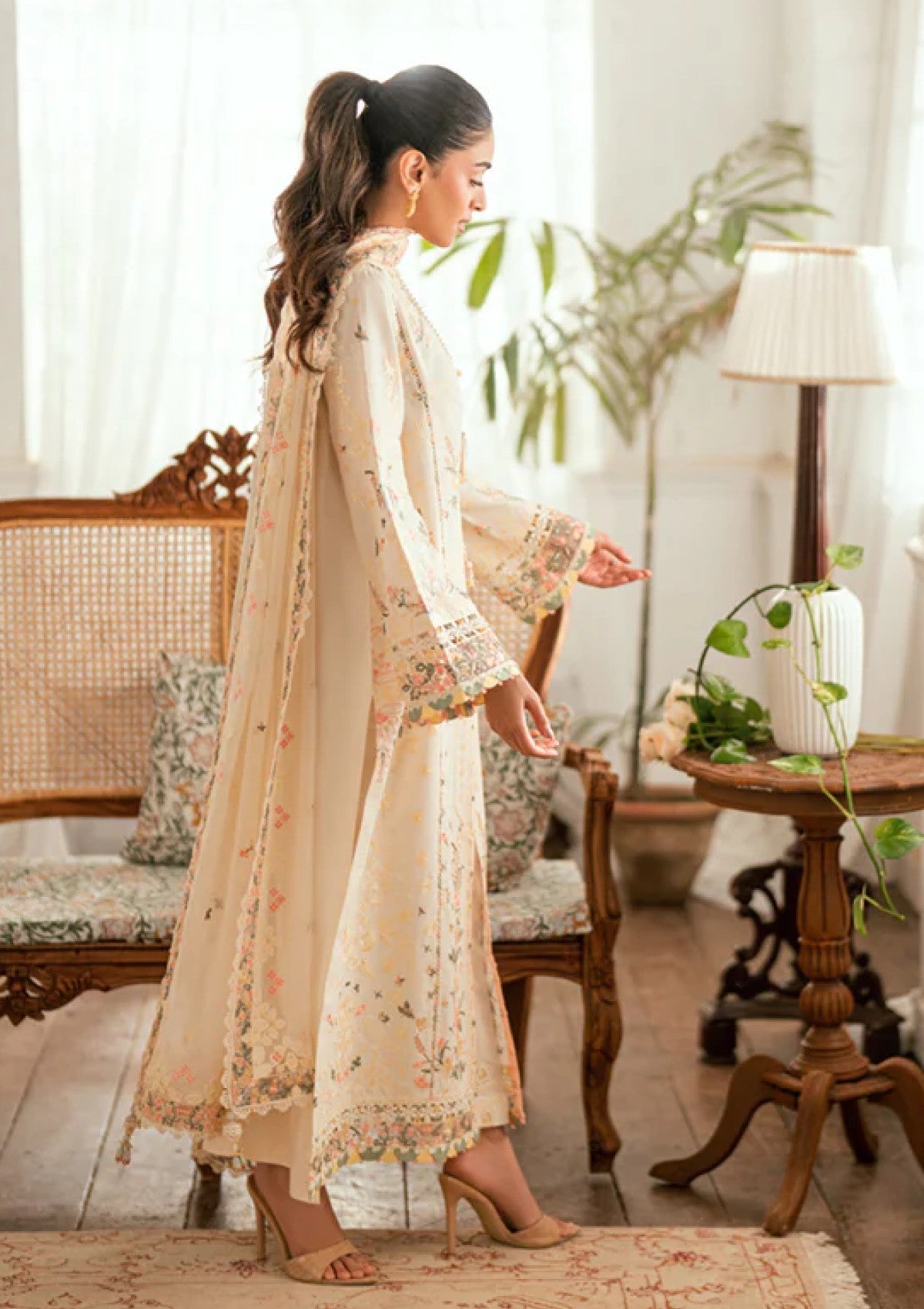 Qalamkar SB#01 Rina Lawn Luxury Eid Edit 25