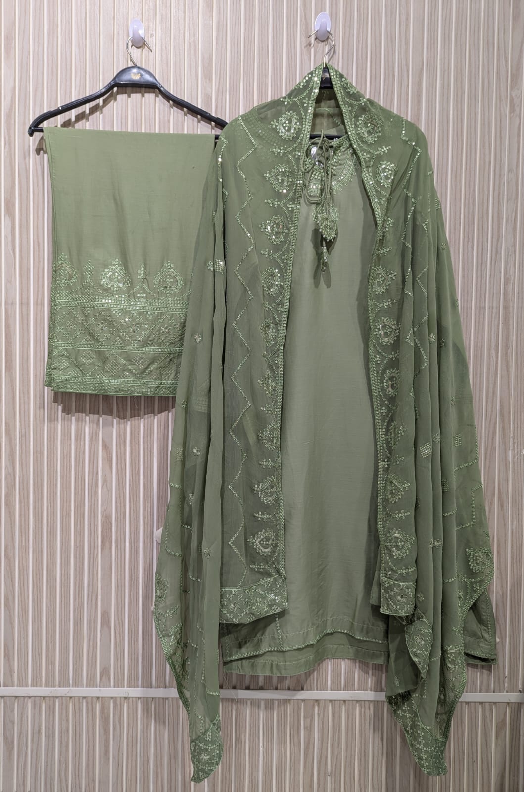 Amna Khurram Saima-Aug05 Green Ready to wear