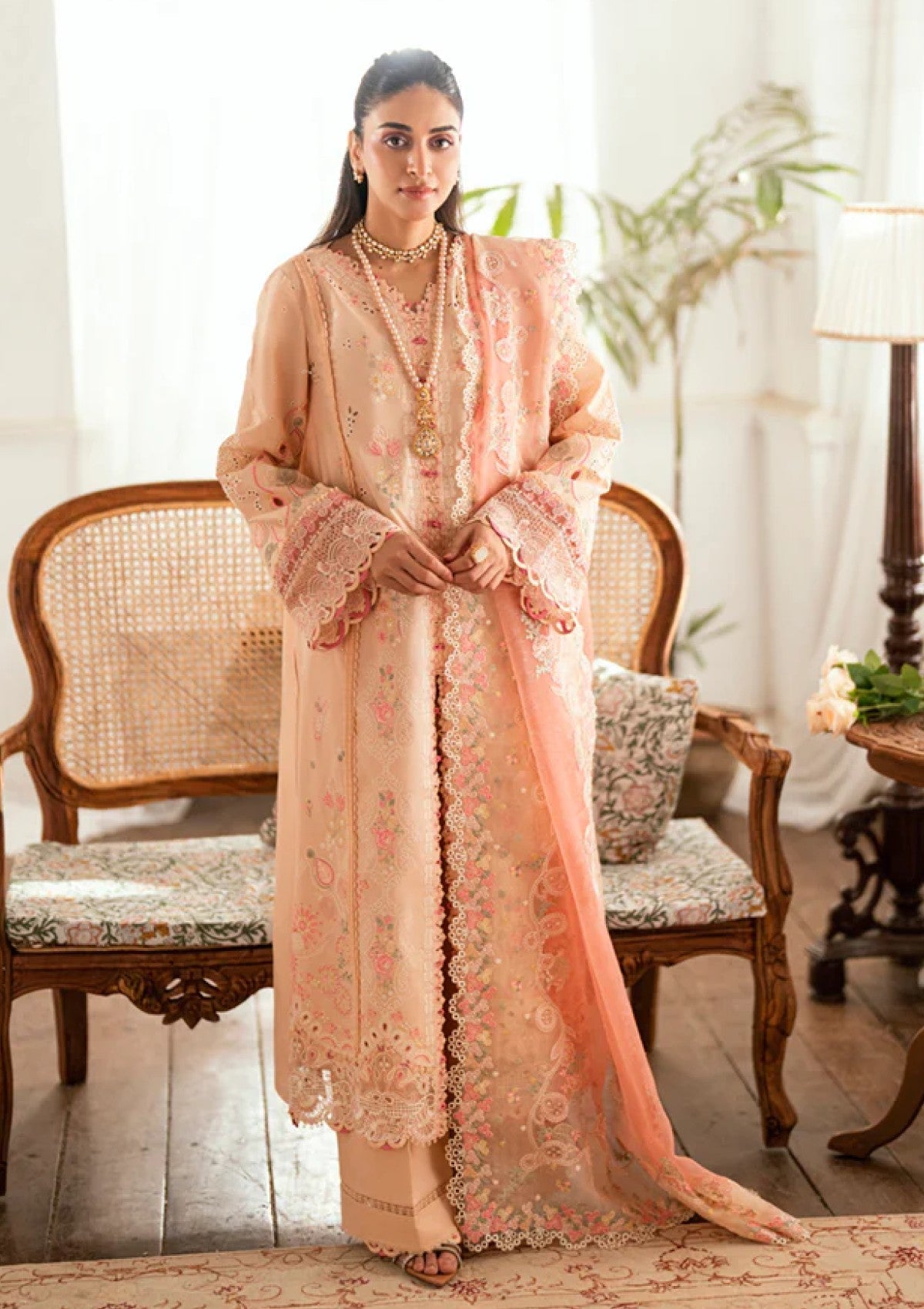 Qalamkar SB#07 Zoya Lawn Luxury Eid Edit 25