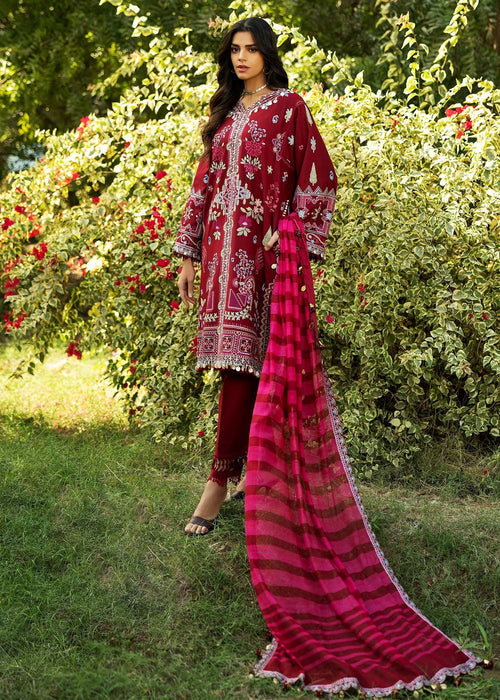 Sadaf Fawad Khan D05-B WISTERIA Siraa Embroidered Lawn Unstitched 3Pc Suit