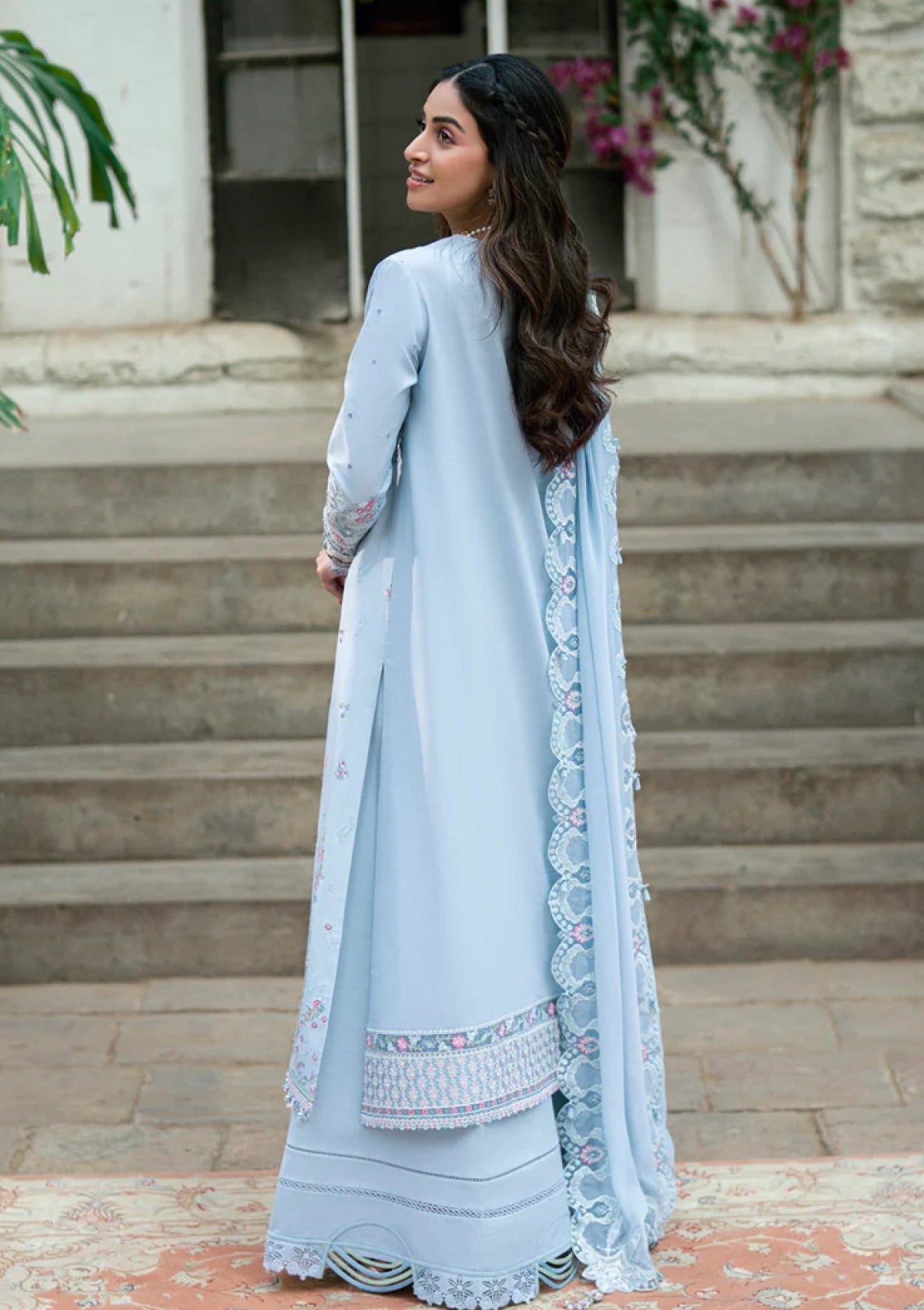 Qalamkar SB#04 Zarish Lawn Luxury Eid Edit 25