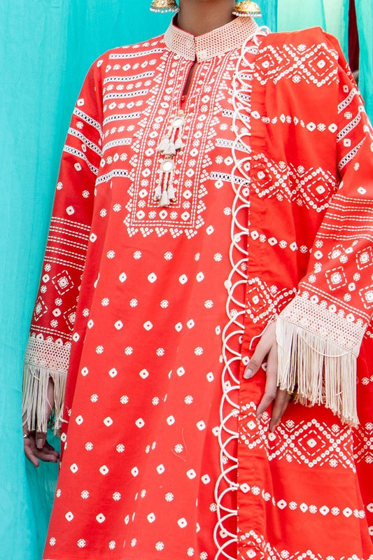 Gulahmed CL-52172 B 3 Piece Unstitched Printed Lawn Suit