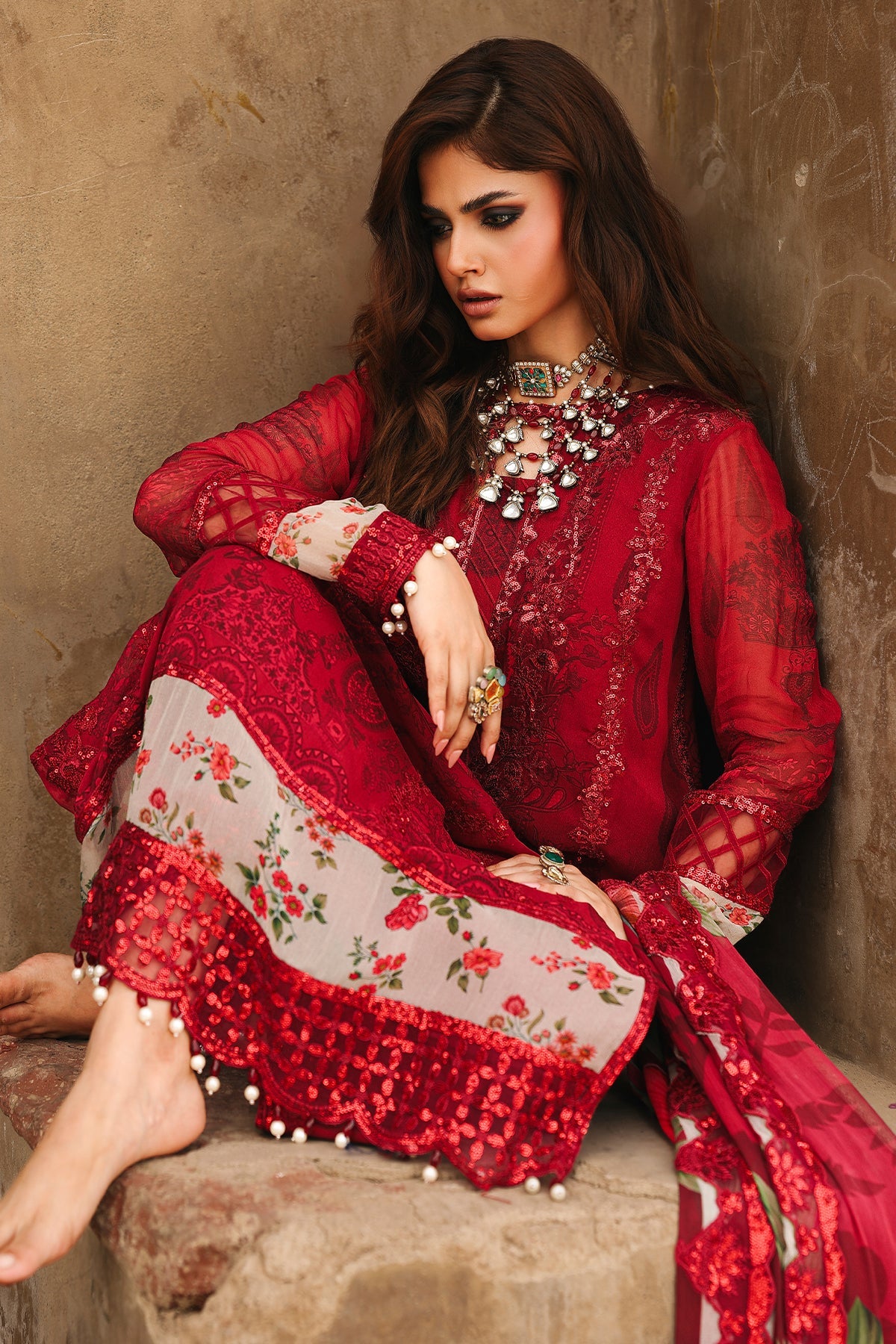 Charizma VSL25-25 3-pc Unstitched Chiffon Collection